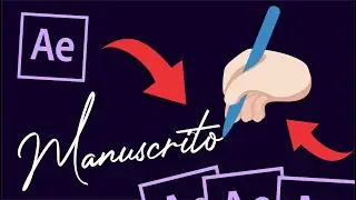 Como fazer TEXTO MANUSCRITO no After Effects