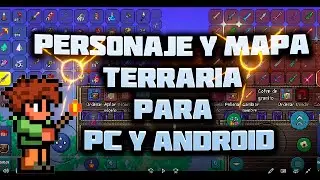 mapa y personaje para terraria- Pc - Andorid_99%explicado