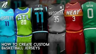 How to Create Custom Basketball Jerseys in Photoshop by Qehzy