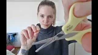 ASMR scissors, energy pulling, tongue clicking, personal attention - relaxing for tingles and sleep