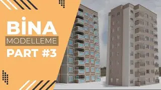 Blender 2.9 Tutorial #3 | Bina Modelleme Part 3 | Blender Dersleri