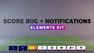 Soccer Broadcast Score Bug