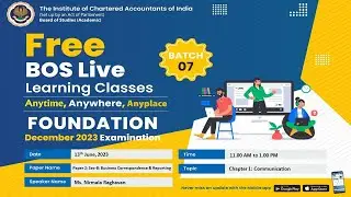 Foundation Paper 2:Sec-B: BCR |Topic: Chapter 1: Communication | Session 1 | 13 June, 2023