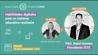Espacio digital Fundación Ceibal: Habilidades digitales para un sistema educativo resiliente.