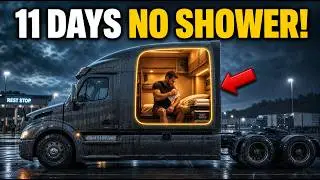 How Truck Drivers Stay Clean After 11 Days Without a Real Shower