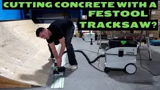 Am I crazy to use my Festool Track-Saw for Cutting Concrete?