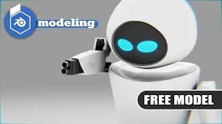 Blender  EVE robot modeling tutorial free download