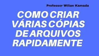 Como fazer várias cópias de um arquivo usando o Google Planilhas.
