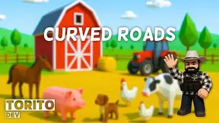 Curved Roads in Roblox Studio