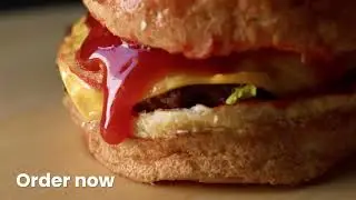 Burger Motion Graphic ads (Adobe  After Effects + Premiere Pro