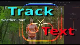 How to Attach Text to Moving Objects in DaVinci Resolve Fusion Tracker Tutorial