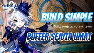 MAU JADI KARBITERS???🌀 | Build simple Furina with stat ,weapon,team,rotasi