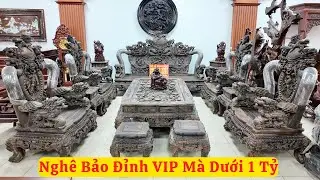 Nghê Bảo Đỉnh Cột 16 Nghê 5 Đầu Đỉnh Cao Của Nghệ Thuật Chế Tác ( đồ gỗ đồng kỵ mạnh kha )