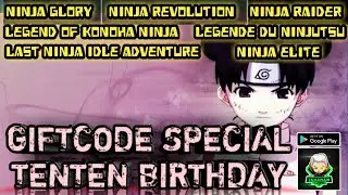 FRESH GIFT CODE/REEDEM CODE LEGEND OF KONOHA NINJA|LEGENDE DU NINJUTSU|NINJA GLORY|NINJA RIDERS