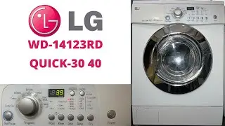 LG Direct Drive WD-14123RD Washer Dryer - Quick-30 40