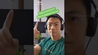 How To Import, Format, And Export Videos in Capcut- Capcut Tutorial # 1