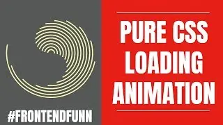 Pure CSS Loading Spinner Animation - web development