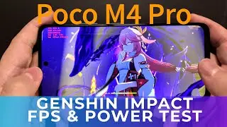 Poco M4 Pro Genshin Impact FPS/Power/Temperature Test | Dimensity 810: Value For Money!