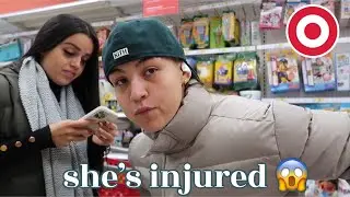 VLOG (SHES INJURED! GETTING MY NAILS DONE & TARGET HAUL)