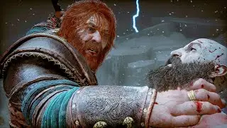 God of War Ragnarok  - Thor vs Kratos Boss Battle (First Encounter) PS5
