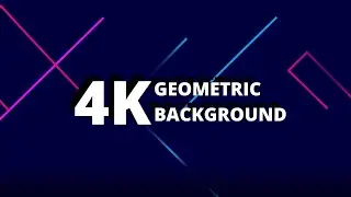 📏4K Background - Geometric Animated Background📏