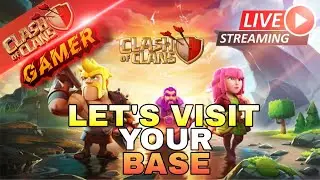 LIVE: Visiting Your COC Bases! 🔍🔥 | Base Roast or Boost? #coc #gaming #shortvideo #youtube