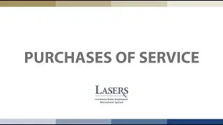 LASERS - Purchases of Service