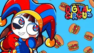 Funny Animation with Digital Circus! Pomni Ate Fast food and Got Fat