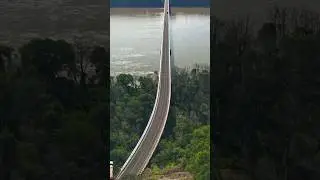 Ponte sobre o rio Uruguai  Irai-Palmitos #riouruguay #oestesc #santacatarina