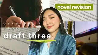 revise my novel with me (again?) 😵‍💫 sci-fi edits, fantasy drafting & more // writing vlog