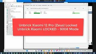 Unbrick Xiaomi 12 Pro (Zeus) Locked | Unbrick Xiaomi Locked (Select Clean all and lock)