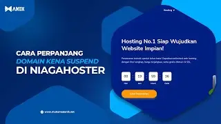 CARA PERPANJANG DOMAIN NIAGAHOSTER YANG SUDAH EXPIRED DENGAN MUDAH & CEPAT