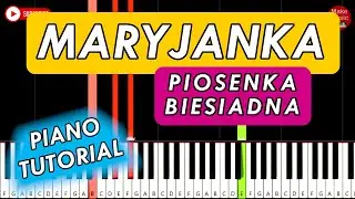 MARYJANKA (Piosenka Biesiadna) 🎹 Piano Tutorial