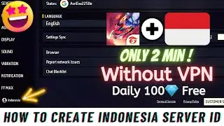 How To Make Indonesia Server ID In Free Fire | Indonesia Server Ki ID Kaise Banaen