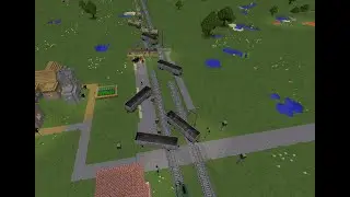 КРУШЕНИЕ НА ПЕРЕЕЗДЕ! Работаю дежурным по переезду в Minecraft