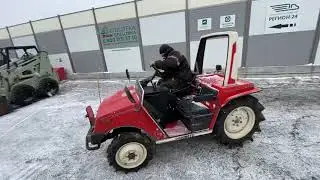 2-Seater Japanese Mini-Tractor. Buy Tractors. Japanese Auctions. Direct Purchase.