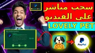 سحب 2$ مباشرة من تطبيق LOVELY PET  الى بايبال 💲💵 توصلت بها في 3 أيام 🤑