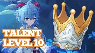TALENT LEVEL 10 GANYU! GENSHIN IMPACT DAMAGE SHOWCASE