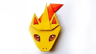 Pokemon RAPIDASH from Paper. Easy Origami Tutorial with Diagram