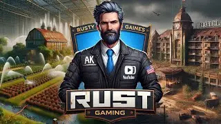 RUST: Best Server for Beginners PVE (Episode 2 = Setting up the TEA Farm & Looting the Hotel)