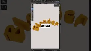 3D Text in Blender 