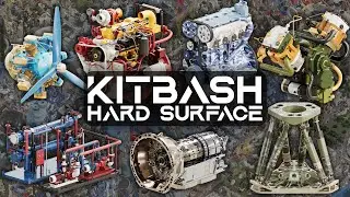 3D Engine & Mechanical Parts Models - On Sale Now on ArtStation!
