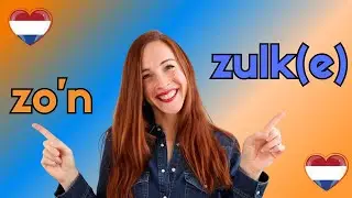 ZULK, ZULKE & ZO'N: wanneer gebruik je welke vorm? (NT2 - A2/B1) #learndutchwithkim