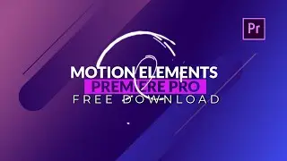 40 Free Motion Elements for Adobe Premiere Pro | Motion Graphics Templates |