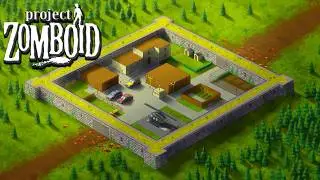 300 Days, Building the SAFEST FORTRESS Base in Project Zomboid (FULL MOVIE)