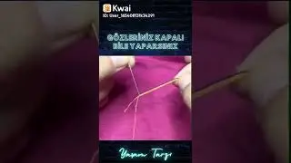 kolaylıkla iģneye iplik gecirmek