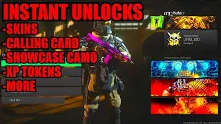 INSTANT UNLOCK GLITCH for SKINS/CAMOS SHOWC/ATTACHMENT/CC/XP TOKENS! MW2 SKIN GLITCH! MW2 GLITCHES!
