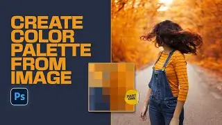 Create Color Palette From Image (Part-1) In Photoshop #photoshoptutorial