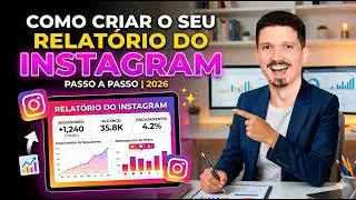 Como criar uma dashboard para o instagram usando o looker studio.