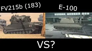 FV215b против Е-100 tanks blitz \ wot blitz  